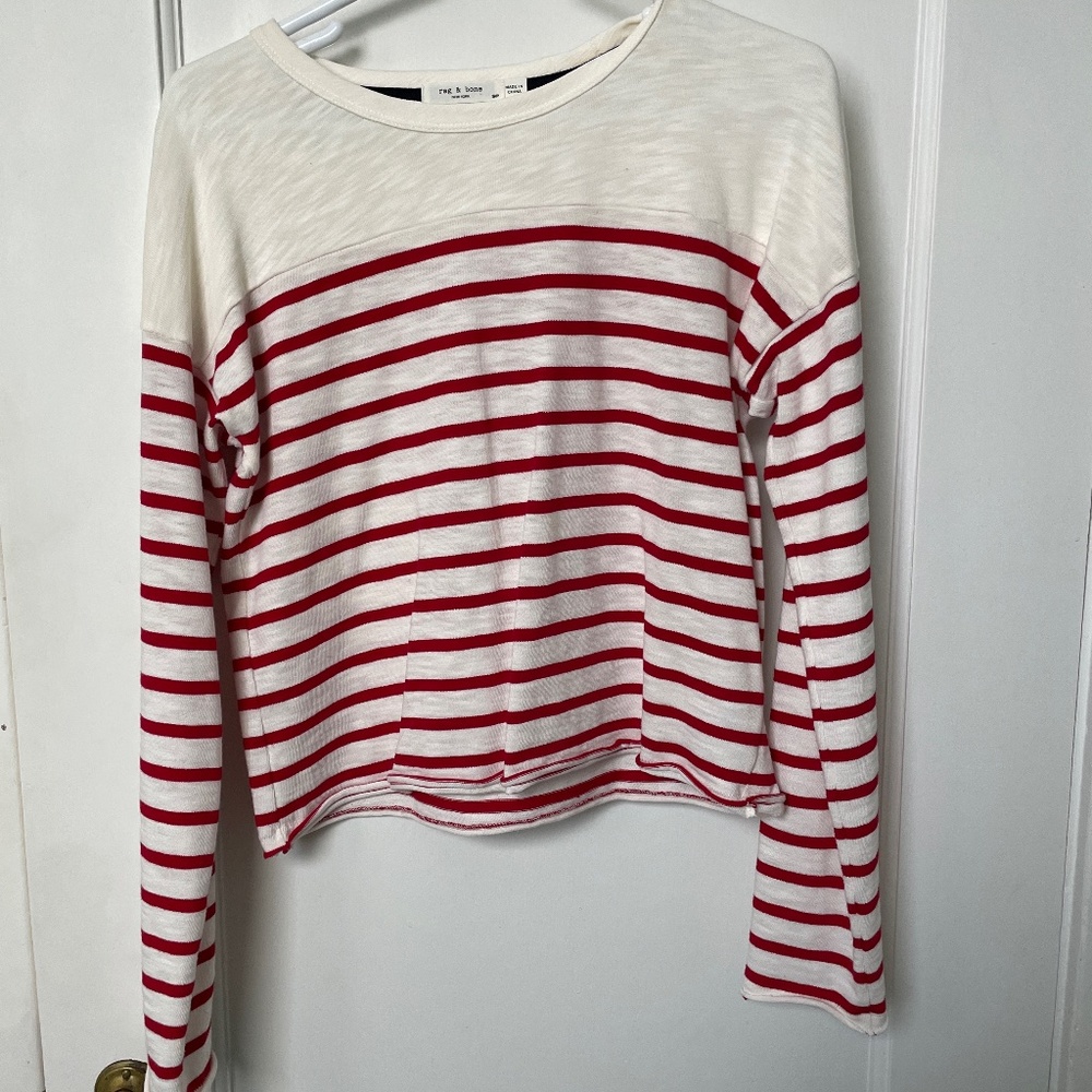 Rag & Bone 100% cotton striped top